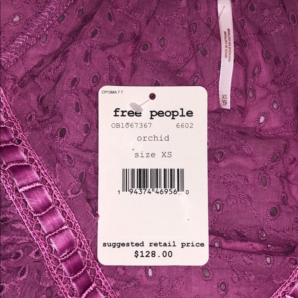 Free People Darcy Eyelet Top - Picture 10 of 14